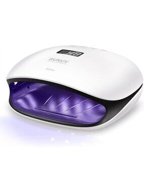 36W UV LED Nail Lamp for Gel Polish, 4 Timer Settings, LCD Display, Home Salon